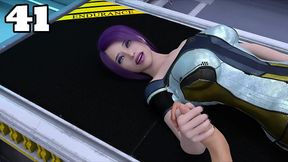 Shy Emo Teen Gets Rescued In Space For Busty Hentai Game Adventure