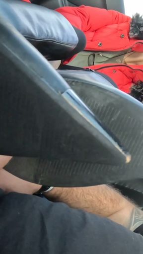 Lick the cum off my boot slave   Clip 1