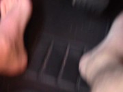 driving barefoot in Tampa Bay