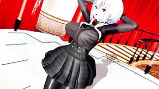 MMD R18 Koikatsu Hakase Fuyuyuki de Bass Knight KKVMD 3D CARTOON NSFW