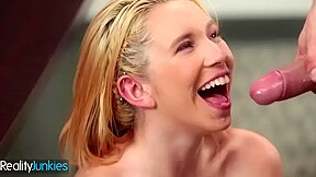 Chloe Cherry, Danny Mountain And Elsa Jean - Hot Blondes Get Their Faces Washed With Cum In This Dirty Compilation