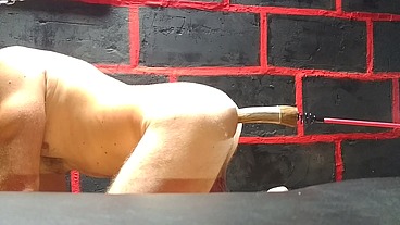 Preparation for shooting videos with anal penetration and deep throat. Behind-the-scenes video.