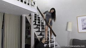 Violetta - Shoe Licking on the Stairs (Full HD)