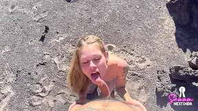 Public Sex - We Hiked A Volcano And He Erupted In My Mouth Date Night #13 With Sammm Next Door