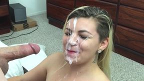 alex little cute blonde 19 yo pov blowjob compilation - 3 scenes 2 swallow 1 facial