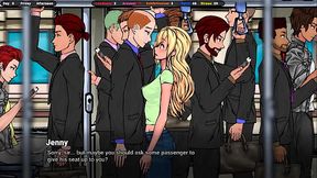 A sweet, modest girl relieves stress after a depraved day at work.