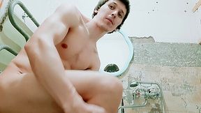 Sexy Guy Shows Perfect Body And Shaves Armpits In The Shower