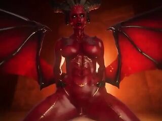 Oc Succubus in an Orgasmic Cowgirl