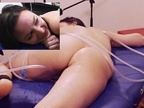 Miss April Takes a Painful Enema with a Series of Challenging Colon Tubes