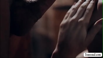Slut smalltits TS analed by stepbrother