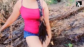 Unexpected Adventure with a Hot Asian Beauty in the Wilderness - Original Voice - ගග ඉස්මත්තෙදි පරණ කෑල්ලක් හම්බෙලා ගත්තු fun එක