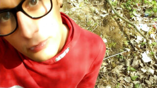 Amatør fyre i offentlig POV: kæmpe pikke, intens røvbankning og sæd