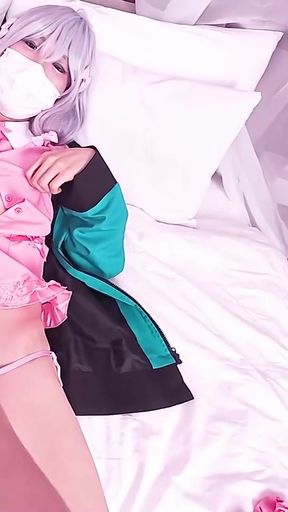 Unforgettable moment from "EroManga Sensei Sagiri Cosplay Fuck, hentai japanese shemale 4"