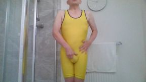 Wank in New singlet