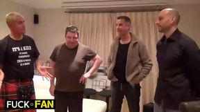 Delilah Adreena and Lucy get pounded by a lucky fan dirty hardcore orgy