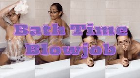 Bath Time Blowjob
