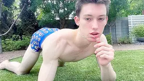Kingsley Kross Jerks Hard Cums All Over His Face – Hot Solo Scene – GayXXX