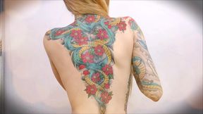 Worship my tattooed body - goddess worship, tattoo, tattoos, alt model