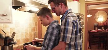 Stepson Shared by Daddy and a Stranger