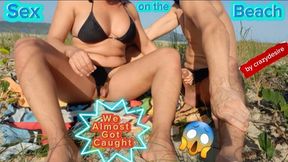Hot beach sex &mdash;  close call with danger