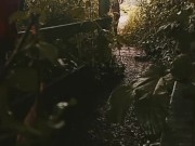 Extreme ball weights Naked in bushes at roadside