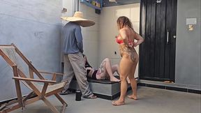 Duas garotas safadas Anal hardcore dupla mamada e troca de esperma