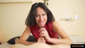 French MILF Fanny is Super horny and craves British cock!