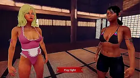 Faye Clashes With Dela in Nude 3D Battle – Steamy Showdown Unfolds