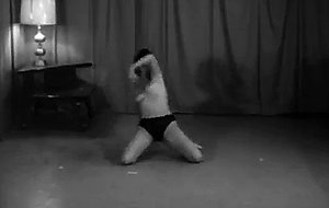Lewd retro lamp dance