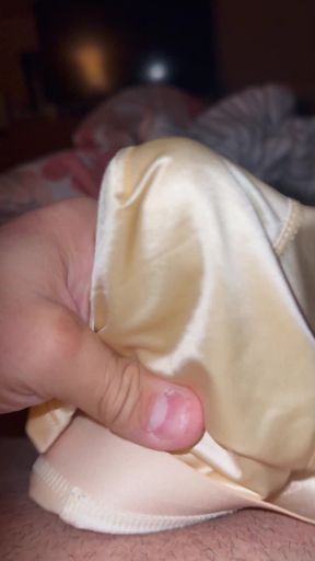 Beige Silky Panties