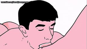 Twink sucks his stepdad'_s dick