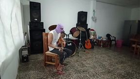 Latina music teacher with big ass teases student