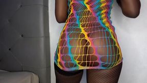 Ebony Stepdaughter Twerking and Gets Fuck Hard