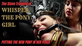 VIVIENNE L'AMOUR - THE SLAVE TRAINING OF WHISPER THE PONY GIRL - PUTTING THE NEW PONY IN HER PLACE (720P FULL HD)