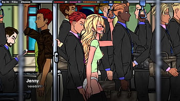 A stranger unexpectedly brought her to orgasm on the bus. Hentai Game