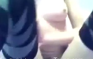 Hairy british mixed race teen fingers