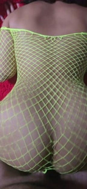 Huge ass latina milf step mom gets big dick from the back doggystyle fishnet lingerie hentai cosplay