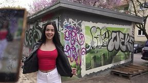 brunette Latina fucked after photoshoot