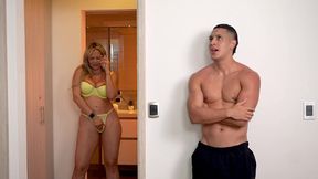 Slutty latina MILF pleases a sneaky stepson to keep a dirty secret from her husband