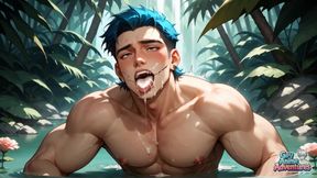 Tropical Butt Plug Orgasm