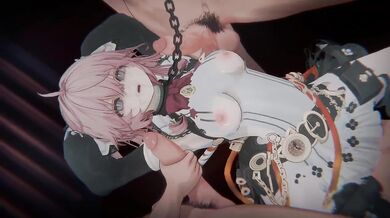 Silver Palace Maid 49 Gets Creampie Anal POV With Big Tits Cosplay Animation
