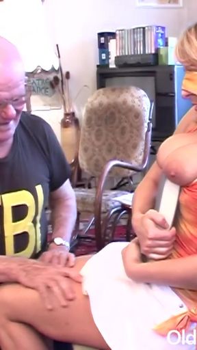 Stunning moment from &quot;Perverted grandpa Mireck bangs young Jehovah&#039;s Witness&quot;