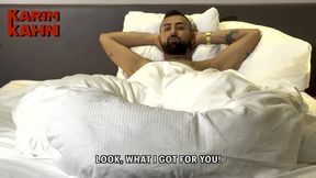 ARAB ALPHA MAKES HIS THICK DICK EXPLODE IN THE BED + FEET