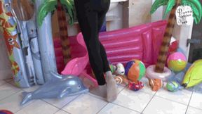 Inflatables under Nylon Feet 2 Part 1