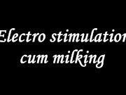 Electro stimulation cum milking