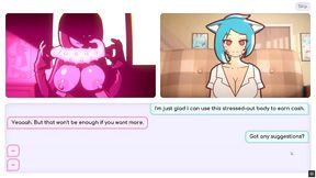 nicole risky job - story show part 1 [hentai game pornplay ] ep.9 fancy tits 69 is asking nicole to play with a dildo on cam