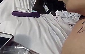 Cuckold milf sara swirls fucks with bbc vibrator