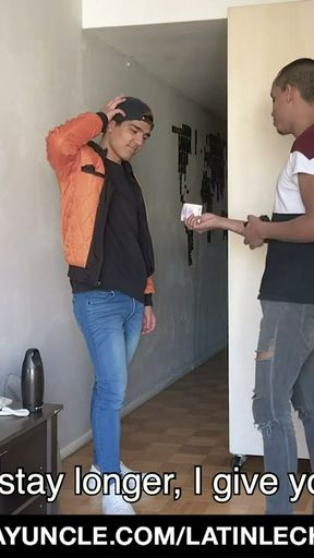 Latino Guys Meet Up And Fuck Each other For Cash   Clip 1