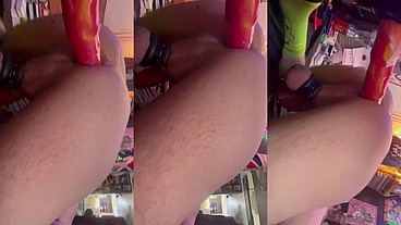 Fucking his loose sloppy ass
