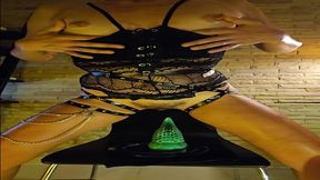 Alien dick dominates and drills a helpless prisoner in an interstellar prison